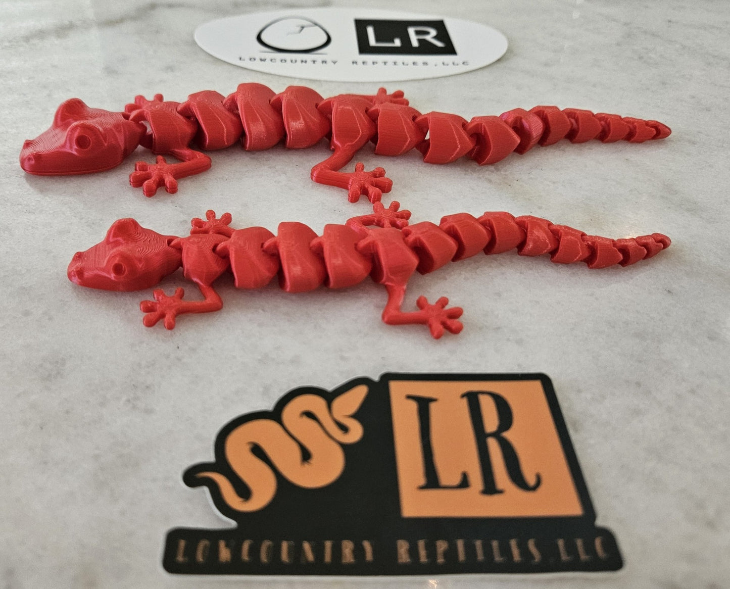 3-D Printed Gecko - Red
