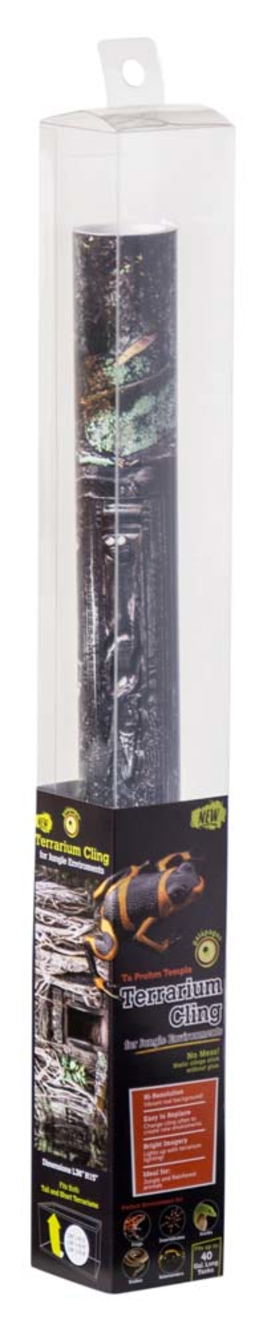 Terrarium Cling Background - Ta Prohm Temple - 15"x36"