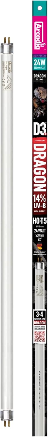 Arcadia Pro T5 UVB Bulb - 22"/24W