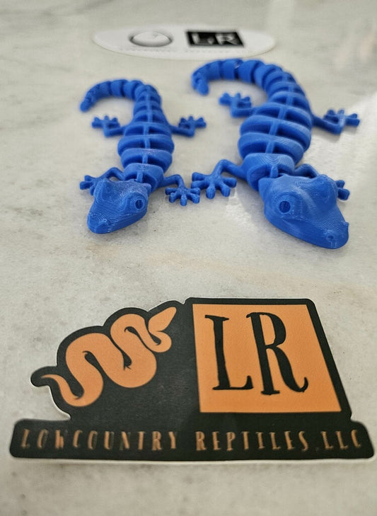 3-D Printed Gecko - Blue