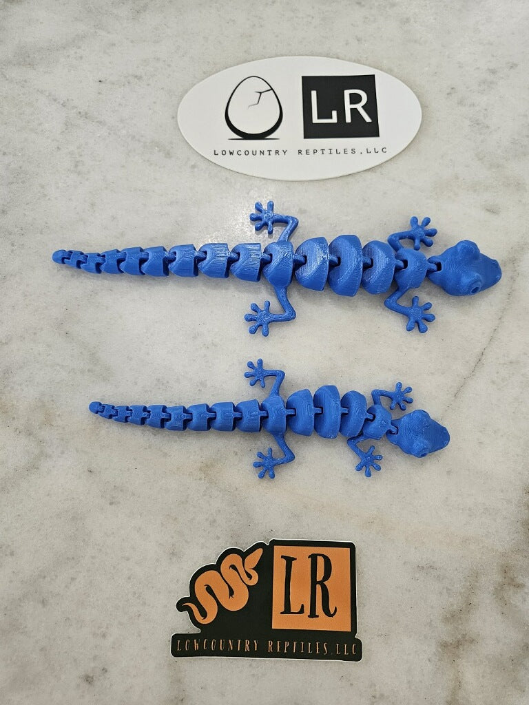 3-D Printed Gecko - Blue