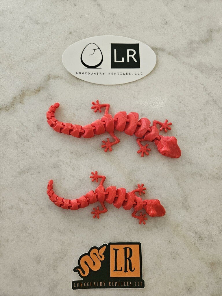 3-D Printed Gecko - Red
