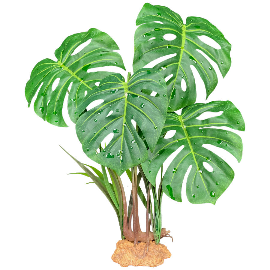 Komodo Standing Plant - Monstera Leaf 18"