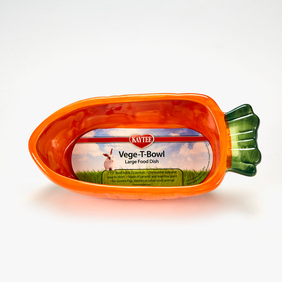 Kaytee Vege-T-Bowl - Carrot - 7.5"